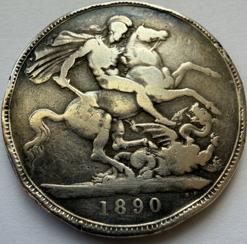 Victoria 1890 silver crown - victoria,