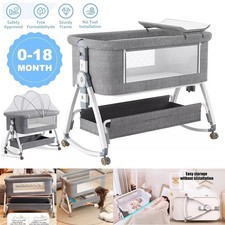 4-in-1 Baby Bedside Crib