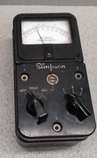 Vinrtage SIMPSON bakelite Temperature Indicator Gauge