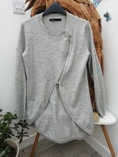 Fab  Karen Millen  longer cardigan size 3 UK 14 unusual styling 