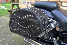 Leather Saddlebags Panniers  -