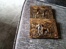 Vintage brass letter rack - letter,
