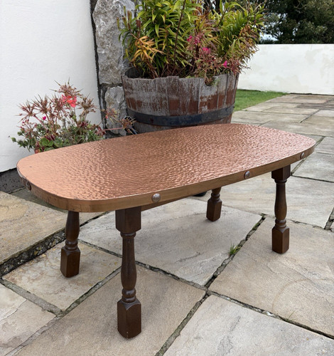 Vintage 1970 retro hammered - vintage, 1970's