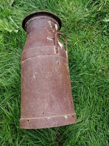 Vintage milk churn - milk,