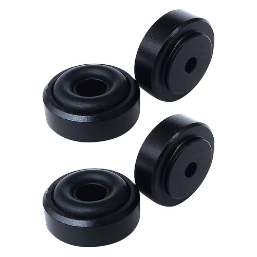 4pcs black shock absorber - black,