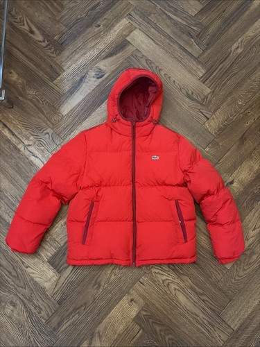 Red lacoste vintage - lacoste, puffer