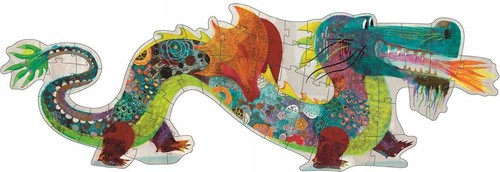 Djeco 58pc cardboard jigsaw - cardboard,