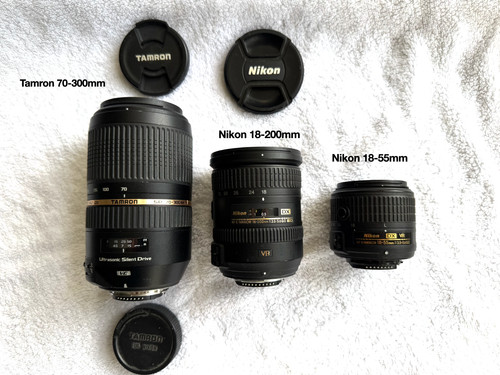 Camera lens bundle for - nikon, f