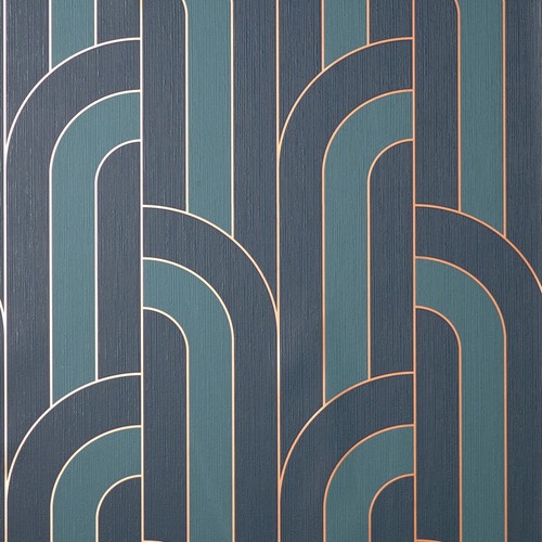 Fine decor cascade arch navy - fine,