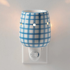 Scentsy Cottage Gingham Blue