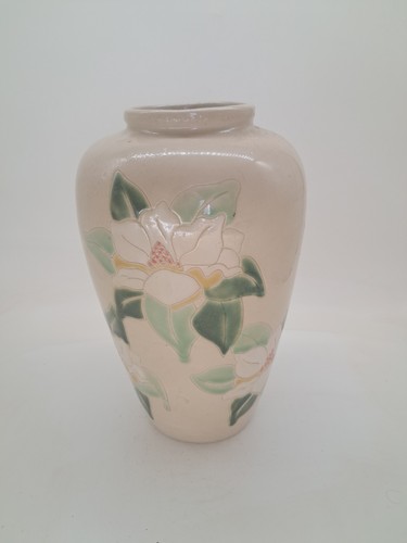 Studio pottery vase floral - studio,