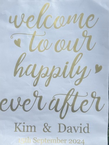 Wedding sign welcome size - wedding, a2
