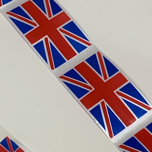 Union jack ribbon - ribbon, red