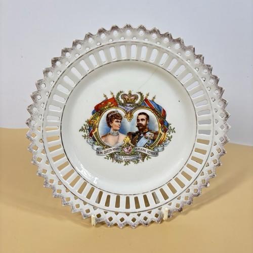 Coronation plate king george - plate,