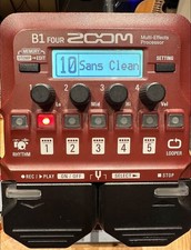 ZOOM B1 FOUR BASS GUITAR EFFECTS PEDAL