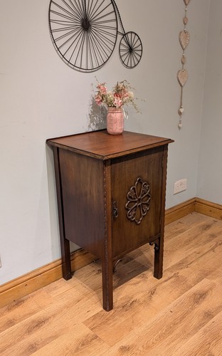 Antique oak vintage cupboard - antique,