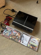 PS3 Console + Games All Tested And Working + faulty controller (see description)