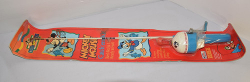 Vtg mickey mouse fishing pole - mouse,