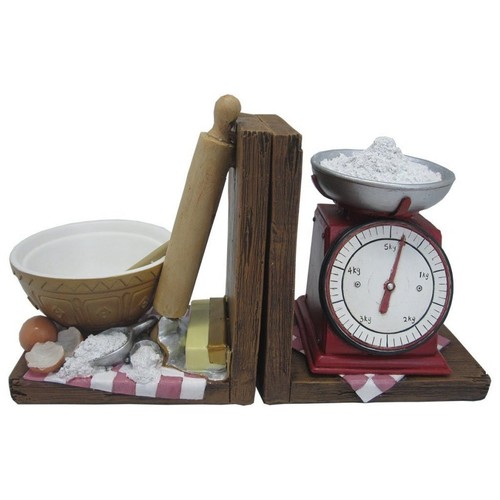 Baking book ends shelf - baking,