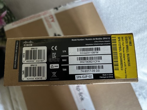 Cisco spa112 port - 2-port, sip/voip