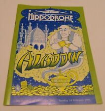 Aladdin - Birmingham Hippodrome 1993 - Brian Conley/Michael Elphick - Programme