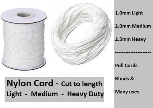 Roman blind cord - 1mm,, or