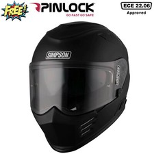 Simpson Venom Matt Black Full