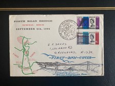G.B. 1964 Forth Road Bridge Ordinary First Day Cover, North Queensferry SHS