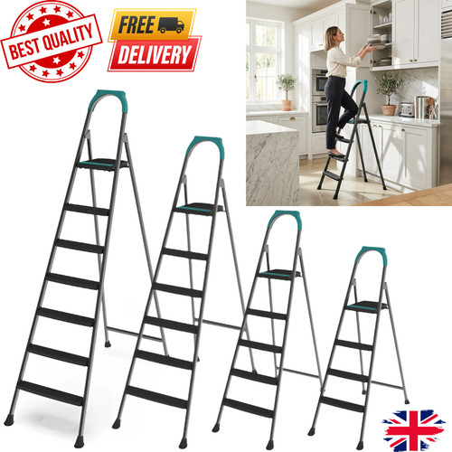 Multipurpose metal step ladder - step,
