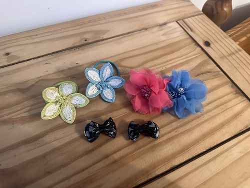 Girls hair flower bow - girls,