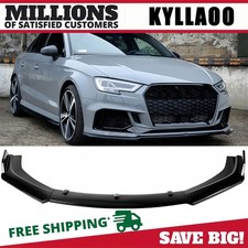 3PCS Front Bumper Lip Body Kit
