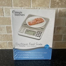 Weight Watchers Electronic Food Scale with Points Plus Values Database 500 Foods