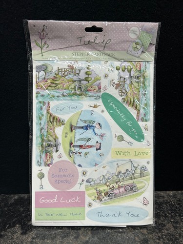 Tulip stepper cards - tulip, &