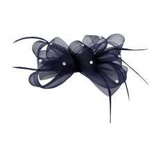 Elegant Mesh Bow Fascinator