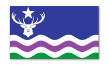 2 X EXMOOR EMBLEM FLAG VINYL