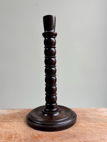 Antique handmade bobbin turned - antique,