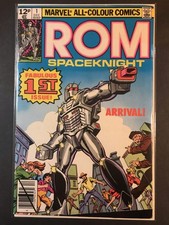 ROM Spaceknight #1-13, 19-24, 27, 35, 41, 47, 49, 51-56, 68 (32 issues)