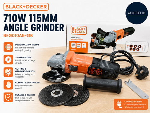 Black decker 115mm - black+decker, 710w