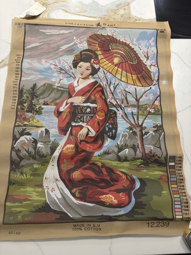 Geisha tapestry canvas - tapestry, by