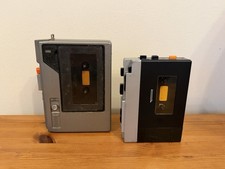 2 Vintage Cassette Walkmans