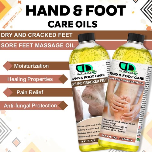 Foot hand care massage oil - hand,