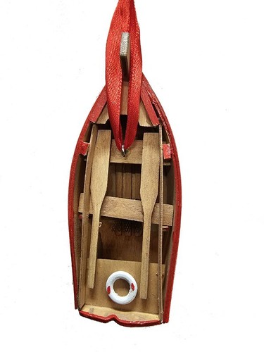 Beachcombers red wooden row - red,