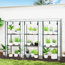 3 Tier Lean-to Mini Greenhouse