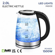 2L Electric Glass Kettle 1500W