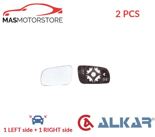 Rear view mirror glass - glass, pair
