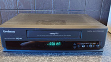 Goodmans VHS VCR Video Cassette Player GVR4006VP & Remote - Spares or Repair