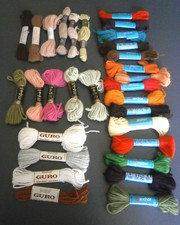 ANCHOR -DMC - GURO Tapestry Wool -Bundle- Job Lot - x30 colours - Needlecraft