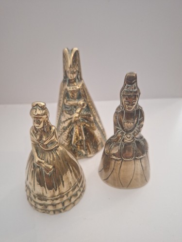 Vintage brass novelty lady - brass,