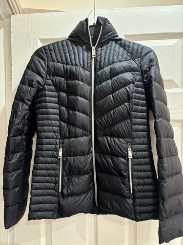 Black michael kors coat - black,