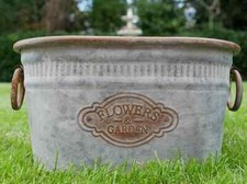 Vintage Style Galvanised Metal